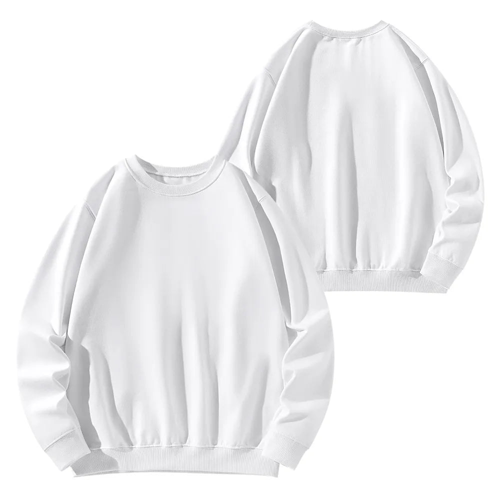 Front & Back Printing Unisex Cotton Sweatshirt