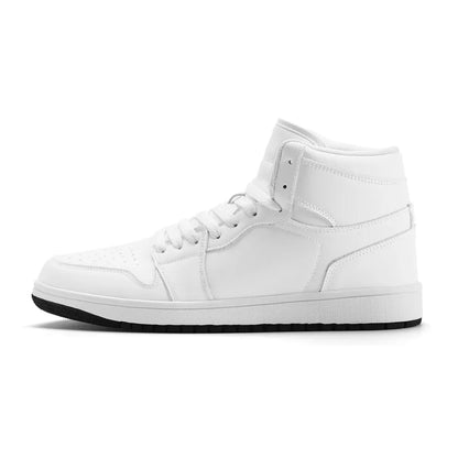 Premium PU Leather High Top Sneakers J1