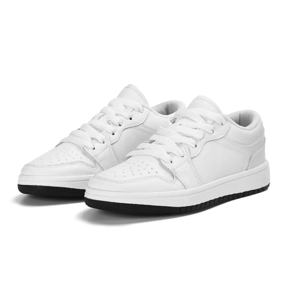 Children Premium Low Top Leather Sneakers