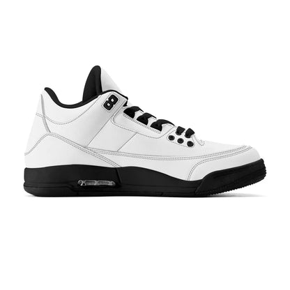 High Top Retro Leather Basketball Sneakers