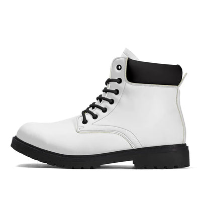 Black Outsole Leather All Season Boots