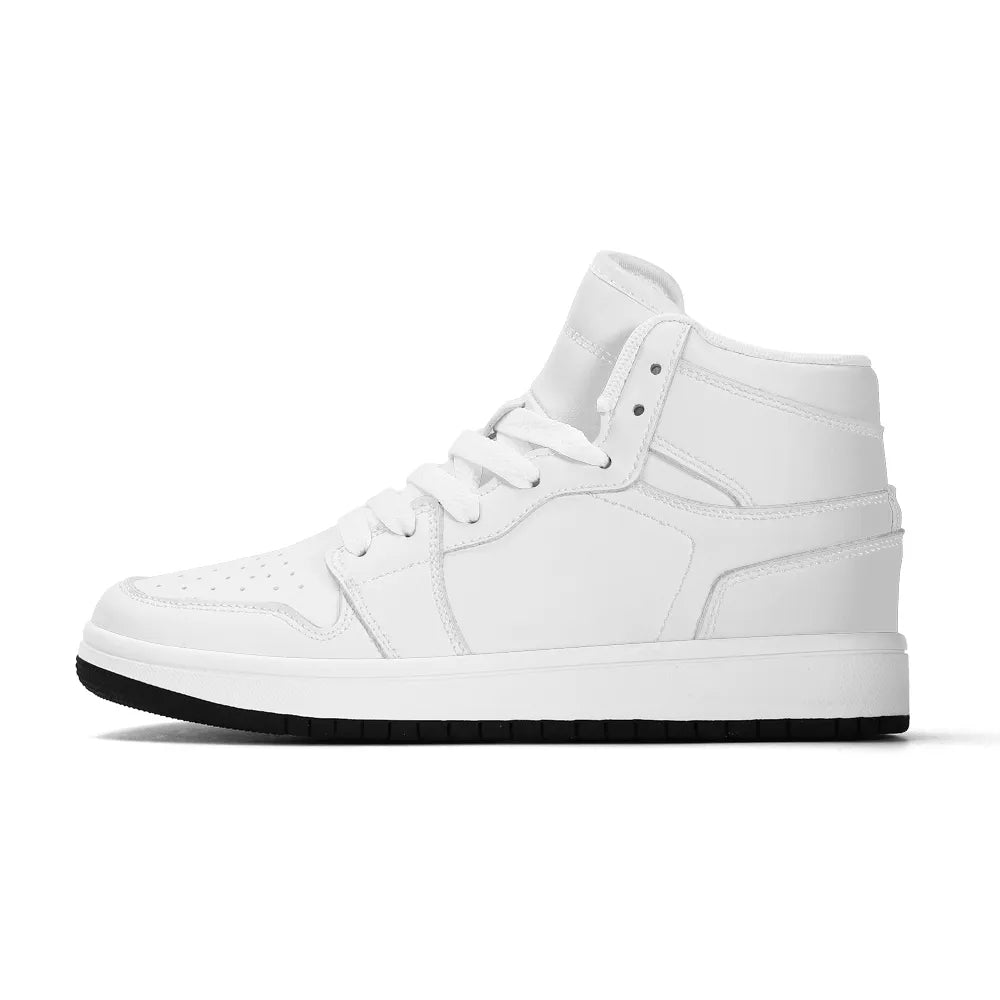 Children Premium High Top Leather Sneakers