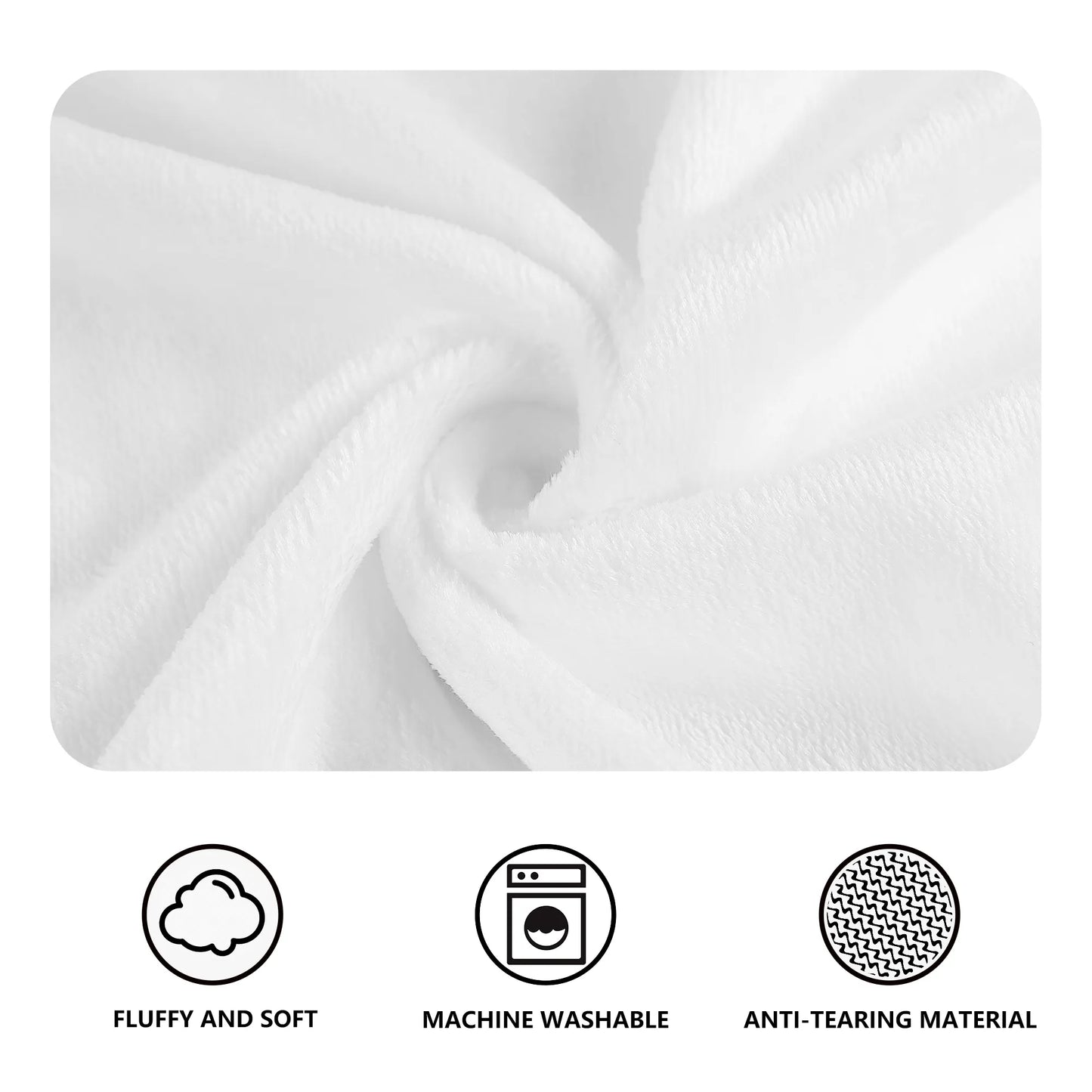 Long Vertical Flannel Breathable Blanket 4 Sizes