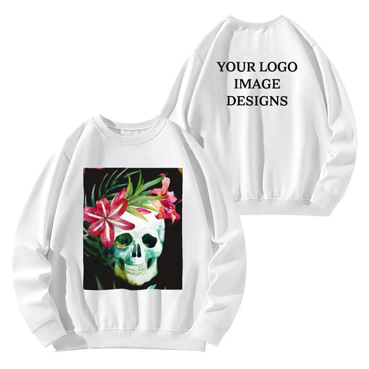 Front & Back Printing Unisex Cotton Sweatshirt