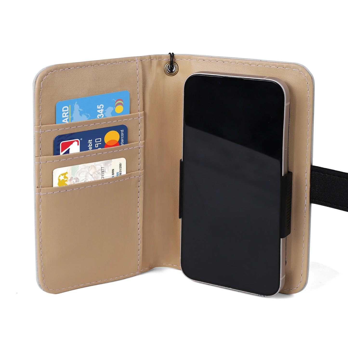 Brown Phone Flip Case PU Leather Cover for Most Mobile Phone Models