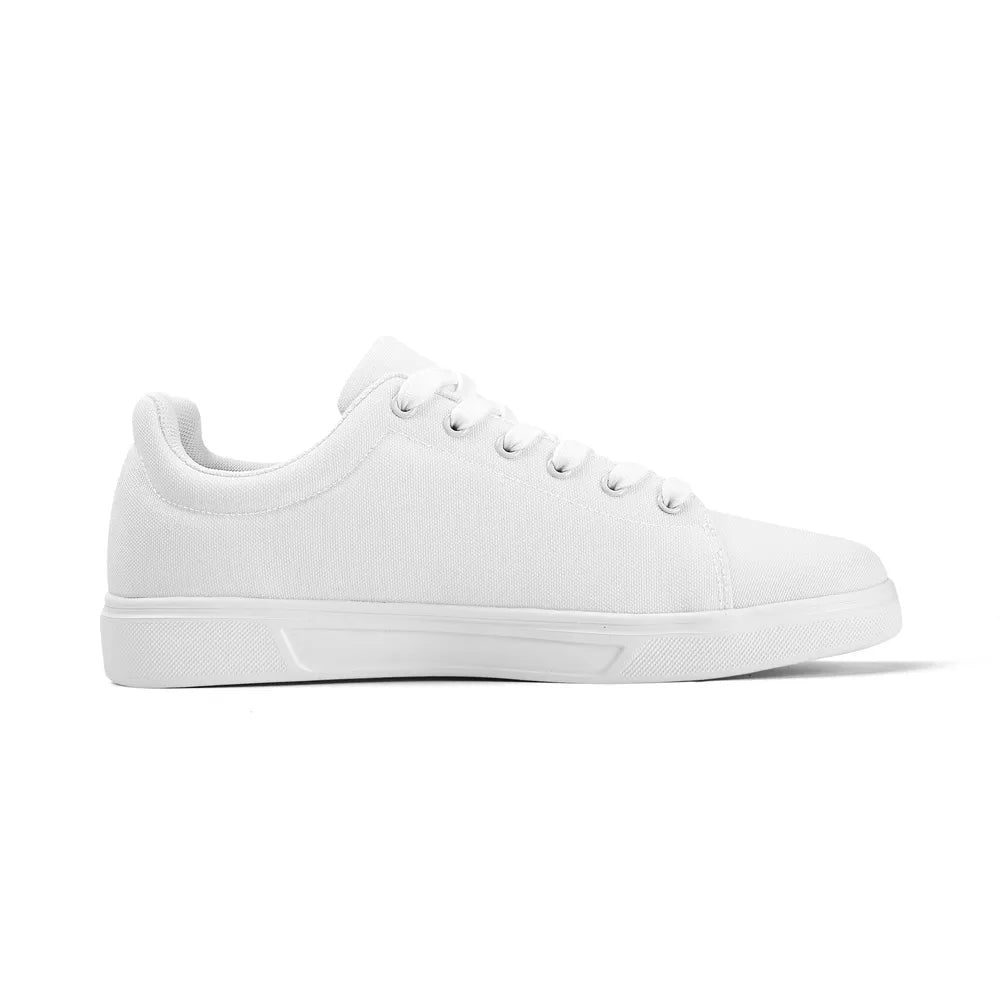 Adult Lightweight Brand Low Top Canvas Shoes WIth Personalized Logo /Name