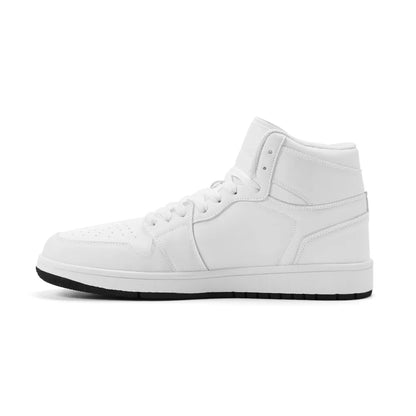 Premium PU Leather High Top Sneakers J1