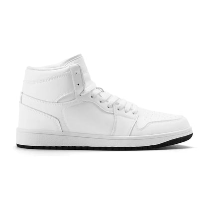 Premium PU Leather High Top Sneakers J1